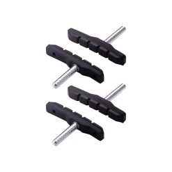 BBB - Bremsschuhe CantiStop BBS-07, 4 Stück, Schwarz, 72mm,