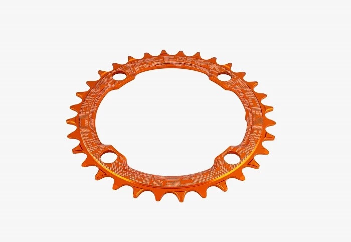 Race Face - Kettenblatt Narrow Wide 4-Bolt 104mm, 10/11/12fach 36T Orange
