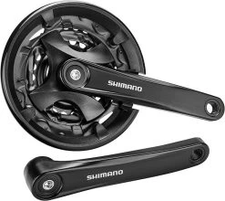 Shimano - Kurbelgarnitur FC-MT201-3, 9-fach