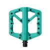 Crank Brothers - Plattformpedale Stamp1 Turquoise Small