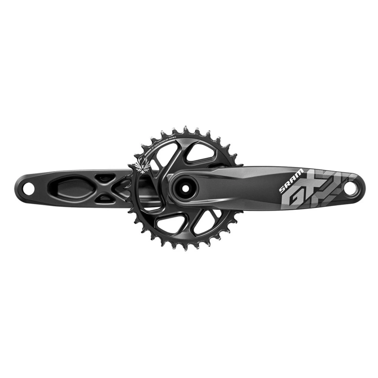 Sram - Kurbelgarnitur GX Eagle BB30 175mm, 32Z. DM, Ohne GXP Innenlager Schwarz 1 Sram - Kurbelgarnitur GX Eagle BB30 175mm, 32Z. DM, Ohne GXP Innenlager Schwarz