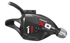Sram - X01 DH Trigger, 7-fach, Hinten, Schwarz/rot