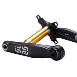 Ethirteen - LG1+ Single-Double Kurbel 165/83mm Ohne Innenl. Und Kettenbl. Black/Gold